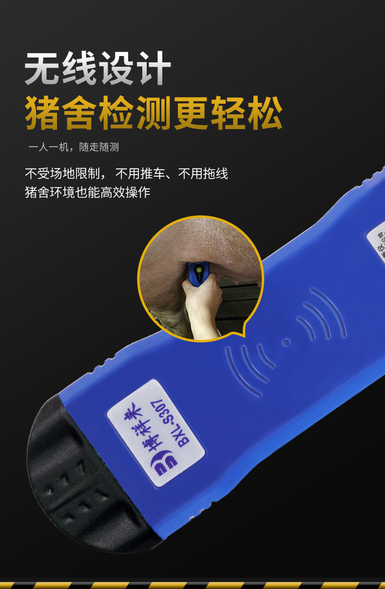 便携式B超测母猪怀孕